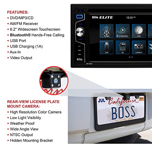 BOSS Audio Systems Elite BV755BLC Car Stereo System - 6.5 Inch Double ...