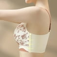 thumbnail image 5 of ATENAR Womens Bras,Wireless Bras for Women,Supportive Bras for Women,Breathable,Comfort Fit,Printed,Cotton,Beige,40c, 5 of 6