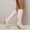 Pink, variant on OKBOP Womens High Heels Knee-High Boots-Cowgirl Boots Wide Calf Christmas Fashion Winter Boots for Women Blue