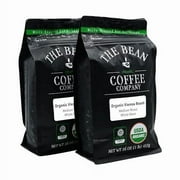 The Bean Organic Coffee Company Vienna Roast, Medium, Whole Bean Coffee, 16-Ounce Bags (Pack of 2)