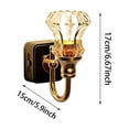 thumbnail image 3 of Vintage Retro Led Wall Sconce Usb Plug in Warm Soft Glow Wall Mounted Light for Hallway Bedroom Staircase Home Decor Amber Glass Single Pack, 3 of 8