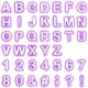 thumbnail image 1 of 40 cortadores de números y letras con signos de puntuación para decorar pasteles de galletas y pasta de azúcar, 1 of 7