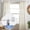 White, variant on White Curtain Rods, Room Darkening Rod for Windows 48 to 90 Inches(4-7.5Ft), Wrap Around Curtain Rod, Heavy Duty Blackout Drapery Rods, Modern Decorative Window Treatment, White