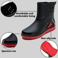 thumbnail image 2 of AUXDIQ Men Rain Boots Outdoor Garden Boots Waterproof Ankle Rain Shoes, 2 of 5