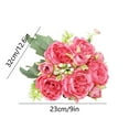 thumbnail image 3 of JeashCHAT Peonies Artificial Flowers, Artificial Peony Bouquet Silk Peonies Flowers Fake Flowers Spring Flowers for Table Centerpieces Wedding Party Office Home Decorations, 3 of 6