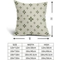 thumbnail image 5 of Sage Green Floral Pillow Covers 16x16 Set of 2 Cute Flower Boho Modern Trendy Print Decorative Throw Pillow Cases Outdoor Farmhouse Spring Decoration for Sofa Couch Bed, 5 of 6