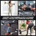 thumbnail image 4 of Dumbbell Converter to Barbell - Convert Dumbbells to Barbell Set, Supports 200 lbs, Easy Grip & Installation - Fits Adjustable Or Dumbbell Handles, Ideal for Home Workouts, 4 of 8