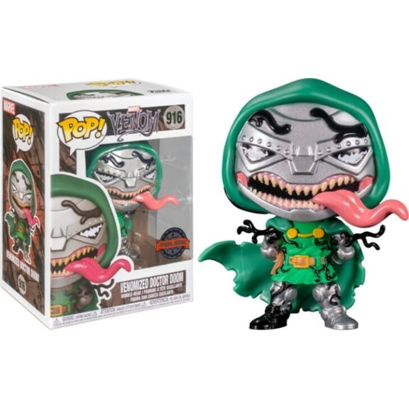 Collectible Funko POP! Marvel: Venom - Venomized Doctor Doom (Special Edition) #916