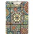 thumbnail image 2 of FMSHPON Mandala Clipboard Hardboard Wood Nursing Clip Board and Pull for Standard A4 Letter 13x9 inches, 2 of 8