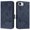 B-5, variant on Case Compatible for iPhone SE4,PU Leather Phone Case Kickstand Blocking Flip Case Card Slots Wrist Strap Relief Engraved Pattern Magnetic Closure Folio Case-A02