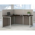 thumbnail image 2 of Scranton & Co L Shaped Wood Computer Desk in Mocha Cherry, 2 of 8