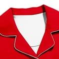 thumbnail image 5 of Soft Pajama Set for Women Long Sleeve Button Down Loungewear Two Piece Set with Pocket Pants, 5 of 9