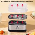 thumbnail image 4 of Hervidor De Huevos Eléctrico, 6 Huevos De Capacidad, Suave, Medio Duro, Para Hacer Huevos Escalfados, Cazador Furtivo Con Taza Medidora, 4 of 7