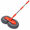 Gray, variant on Generic Dual-Head Chenille Car Wash Mop, Extendable Handle, 50.4 in, Yellow
