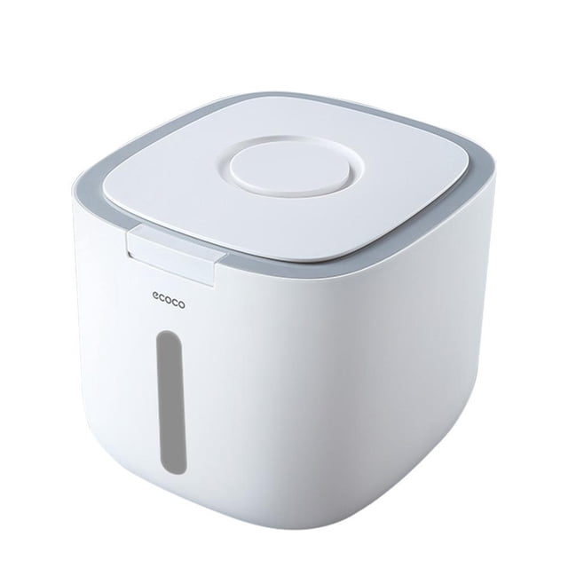 Cubo De Arroz De Moda, Diseño De Estilo Nórdico, Indicador De Capacidad Transparente, Sellado Integral De 360, Resistencia A Los Insectos, Apertura Y Cierre