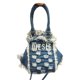 thumbnail image 5 of Nuevo bolso de mano de mezclilla con letras bordadas, bolso de mano con borlas de un solo hombro para mujer, bolso de nicho, 5 of 5