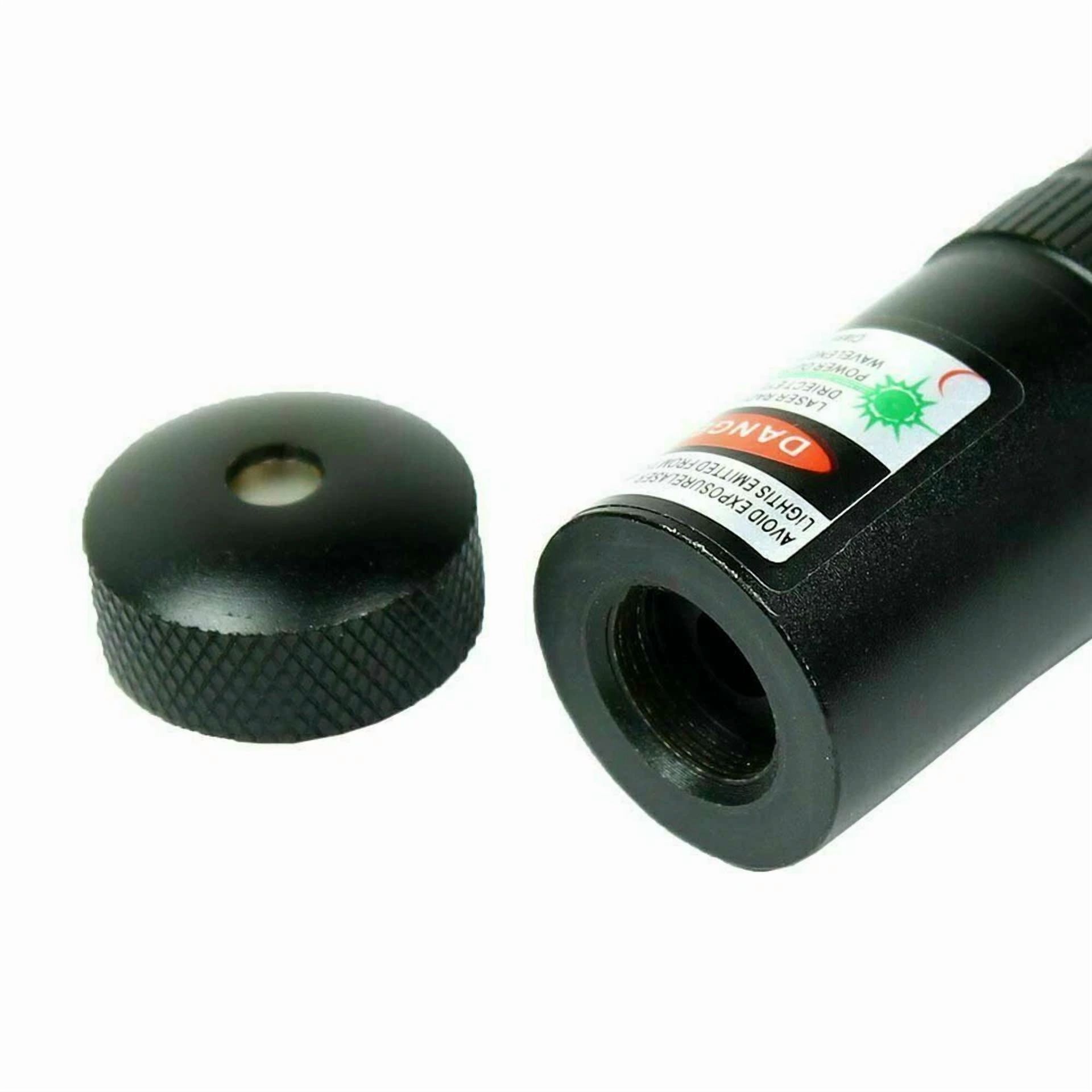 CRESTIN- Green Laser Pointer Pen With Charger & Rechargeable Battery 6 Patterns 2 Modes