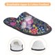 thumbnail image 3 of Fotbe Floral Pantuflas Peludas para Mujer con Estampado, Zapatillas de Peluche, Zapatos de Invierno para Casa, Uso Interior y Exterior-Medium, 3 of 8