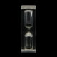 thumbnail image 4 of Reloj de arena acrílico con temporizador de 3 minutos para té, cafetería, cocina y cocinero. Negro, 4 of 7