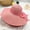 Pink, variant on Korea Style Women Summer Hat Solid Plain Big Bow Wide Brim Sun Hat Ladies Floppy Beach Cap Hat Packable Female Straw Hat