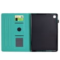 thumbnail image 5 of for Samsung Galaxy Tab A7 Lite 8.7" 2021 SM-T225/SM-T220/SM-T225N/SM-T227U, Carbon Fiber Texture PU Leather Multi-Angle Viewing Stand Shockproof Flip Case with Card Slots Magnetic Clasp, Light Green, 5 of 6