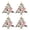 4pcs, variant on Farfi Sparkling Hummingbird Christmas Ornament Double-Sided Colorful Design Stack Hummingbird Ornament Winter Bird Xmas Decor(4pcs)