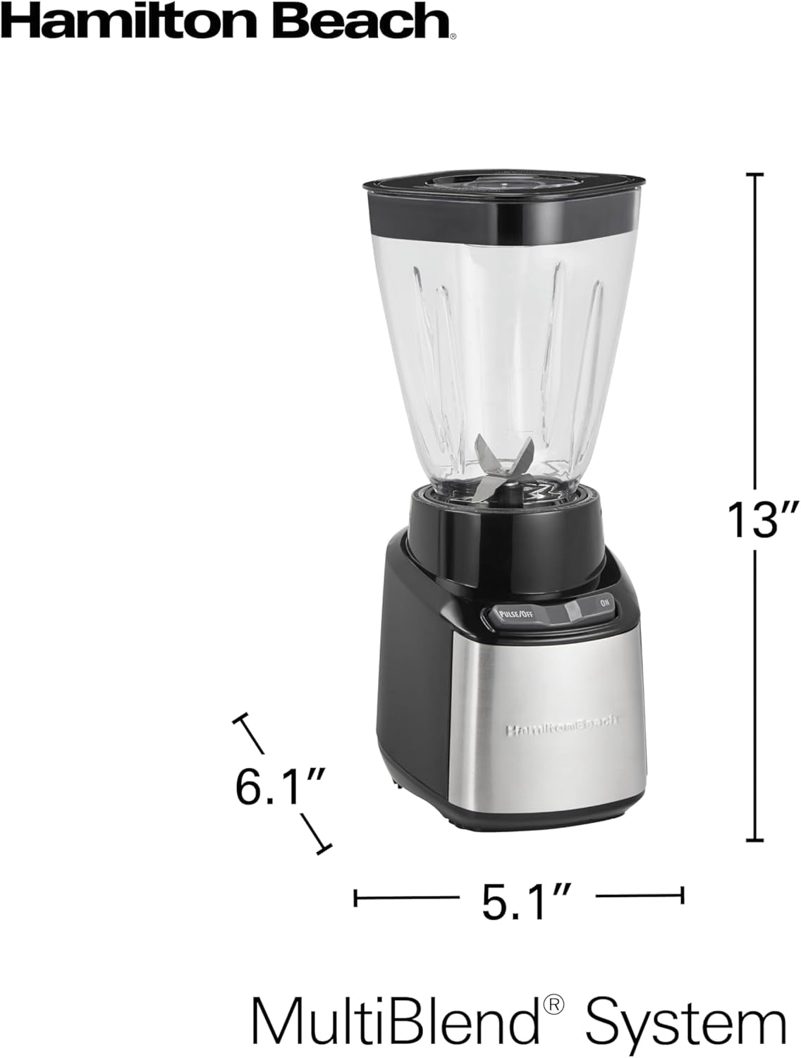 MultiBlend Smoothie Blender with 4 Jars, 650W Motor,