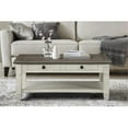 thumbnail image 2 of Lexicon Granby Wood 2 Drawer Coffee Table in Antique White, 2 of 7