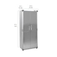 thumbnail image 3 of Seville Classics UltraHD® Storage Cabinet, Granite, 30" W x 18" D x 72" H, 3 of 15