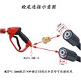 thumbnail image 3 of Pistola de agua de alta presión, varita mágica, pistola de lavado a presión, pistola de repuesto y 5 boquillas para lavado de coches y riego ACTIVE Biensenido a ACTIVE, 3 of 4