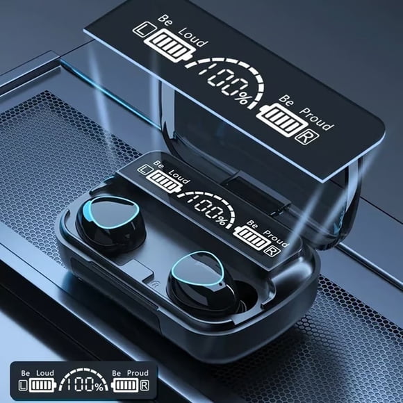 Audífonos Inalámbricos Bluetooth Con Estuche E Indicador De Carga Incluye Powerbank