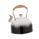 thumbnail image 2 of Hervidor de agua silbante con tapa de pico, olla para hervir agua, acero inoxidable negro, 2 of 9