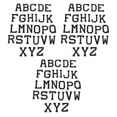 thumbnail image 2 of Patchs en Fer, 78 Pièces en Polyester Blanc Noir A à Z Lettres Patchs pour Rideaux pour Pantalons, 2 of 8