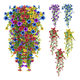 thumbnail image 1 of 5 Flores Colgantes Artificiales Para Decoración De Exteriores Xtellar multicolor, 1 of 3