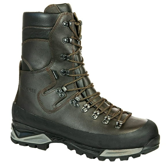 Schnee's Granite High Leather Waterproof Hiking Boot, Durable Vibram Sole, Brown, Lace-Up (SH-GR-0-M/YUKBLK-13-M)