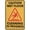 Warning Sign 3, variant on Caution Wet Floor Cleaning In Progress Sign Metal Signs 8"x12" Rust Free Aluminum,Uv Ink Printing,DurableWeatherproof Outdoor For Home
