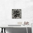 thumbnail image 2 of ARTCANVAS Black White Princess Cut Diamond Jewel Canvas Art Print - Size: 12" x 12" (0.75" Deep), 2 of 9