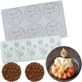 thumbnail image 4 of Silicone Chocolate Moulds Baking Molds Fondant Cake Decorating Gadgets Baking Accessories Perfect Gifts for Baking Lover, 4 of 5