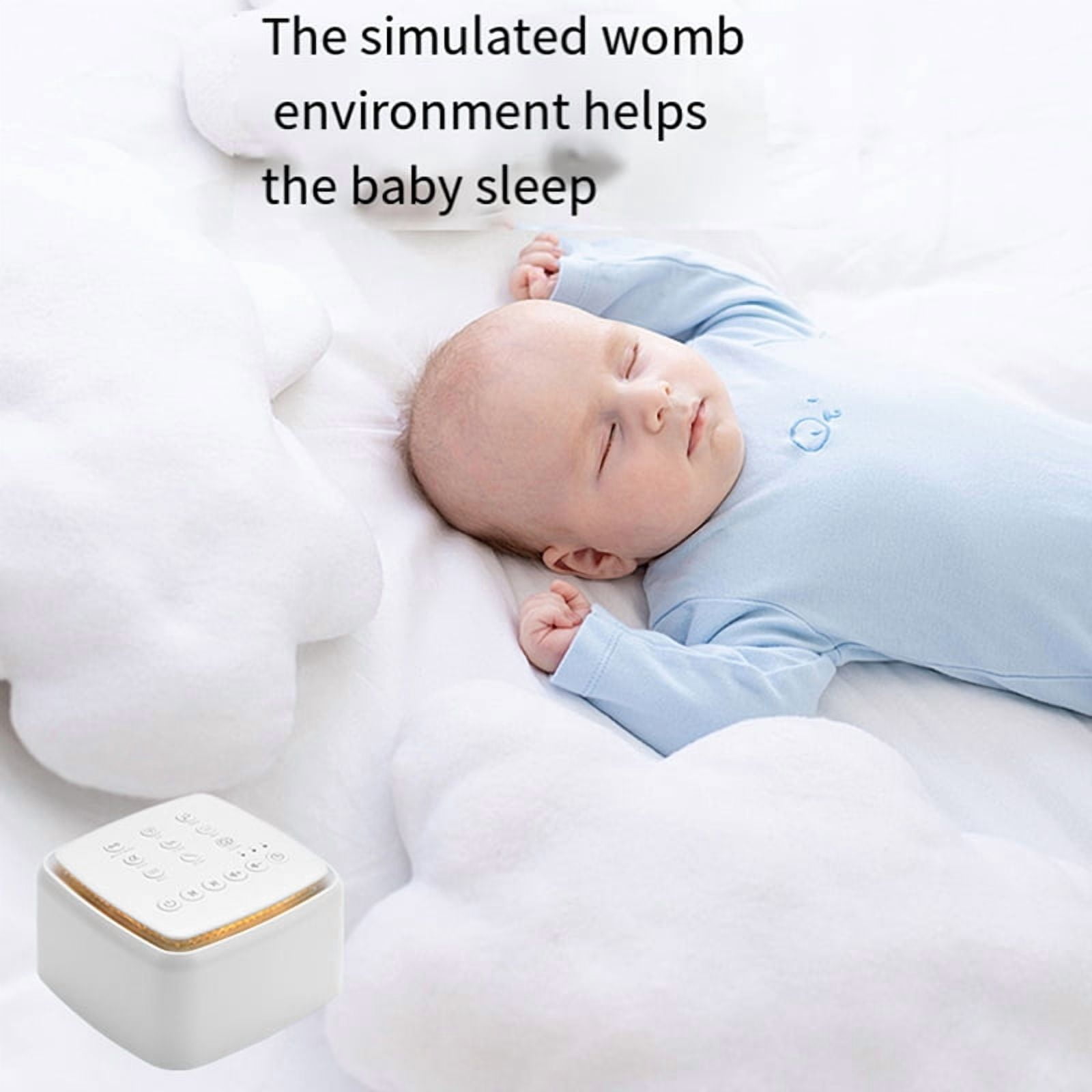 White Noise Machine for Babies & Adults 30 Soothing Sounds Night Light Portable Sleep Sound Machine for Improved Rest