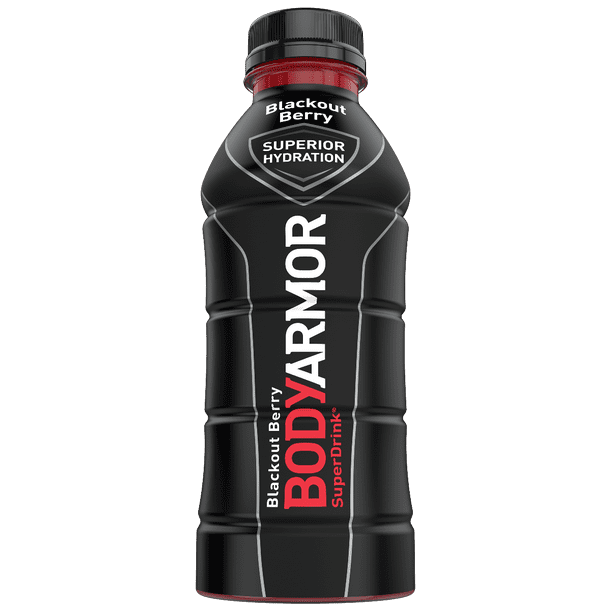 BodyArmor SuperDrink, Blackout Berry, 16Ounce Bottles (Pack of 48) by