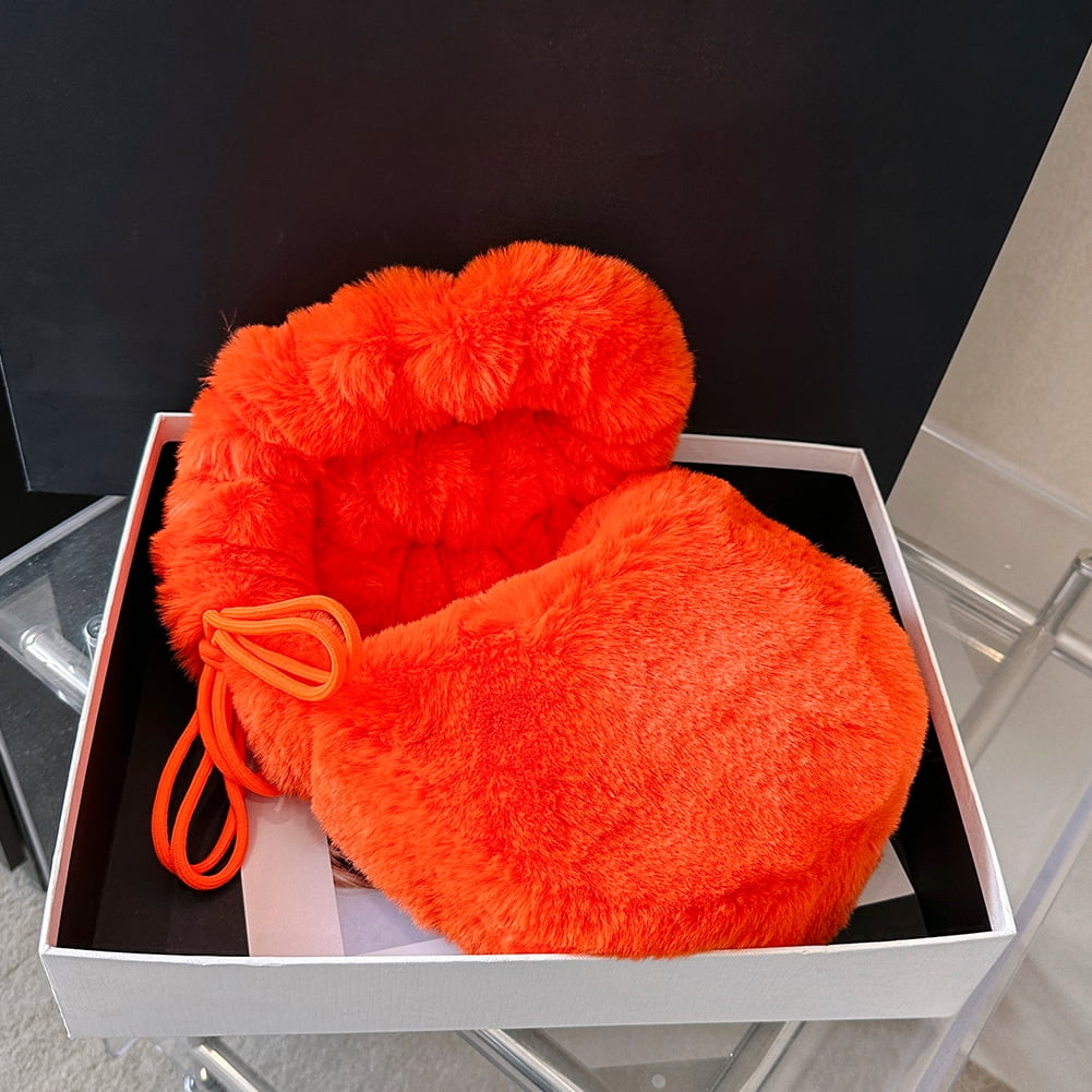 River island faux fur bag hot sale