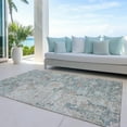 thumbnail image 6 of Addison Rugs Chantille Indoor/Outdoor Traditional Oriental Green Washable Rectangle Rug, 9' x 12', 6 of 6