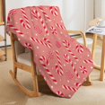 thumbnail image 3 of Candies Cute Christmas Soft Throw Blanket Lightweight Flannel Plush Fuzzy Blankets Gift for Women Kids Boys Teens 50X60 in, 3 of 6