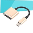 thumbnail image 4 of FOMIYES Adaptador USB C 3.5mm Dorado Para Teléfonos Y Tabletas Con Soporte Para, 4 of 8