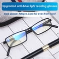 thumbnail image 4 of TERAISE Upgrade Resin Reading Glasses Ultralight Reader Anti-Blue Glasses,1.0x 4 Pack, 4 of 8