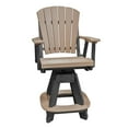 thumbnail image 4 of Bed Bath & Beyond OS Home and Office 5 Piece Round Counter Height Dining Set Amish Resin Cedar/Black, 4 of 8