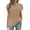 Khaki#2, variant on GaThRRgYP Women's Short Sleeve Tops for Summer Fun,Women's Fashion Tees Casual Crewneck 3/4 Sleeve Loose T Shirt Ladies Blouses Shirts Green XL