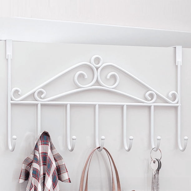 Gancho trasero para puerta de casa sin perforaciones, colgador de pared, artefacto para colgar en la pared, estante de almacenamiento de ropa