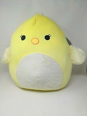 Aimee the Yellow Chick Squishmallow 16" Kellytoy Marshmallow Plush Chick NWT 