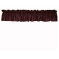 thumbnail image 3 of pintuck taffeta window valance 52 wide burgundy, 3 of 3